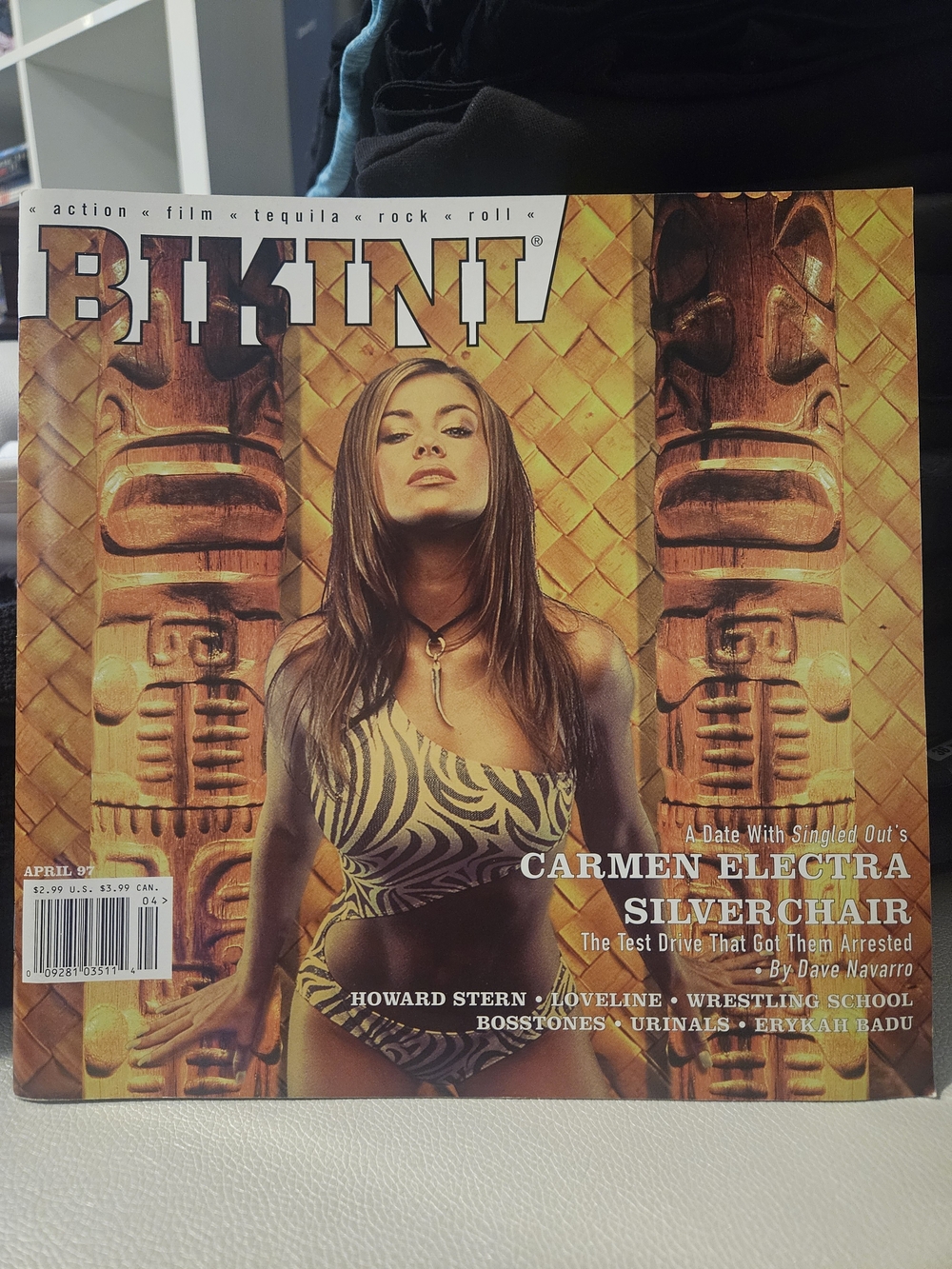BIKINI Magazine Cover Featuring Carmen Electra and Silverchair